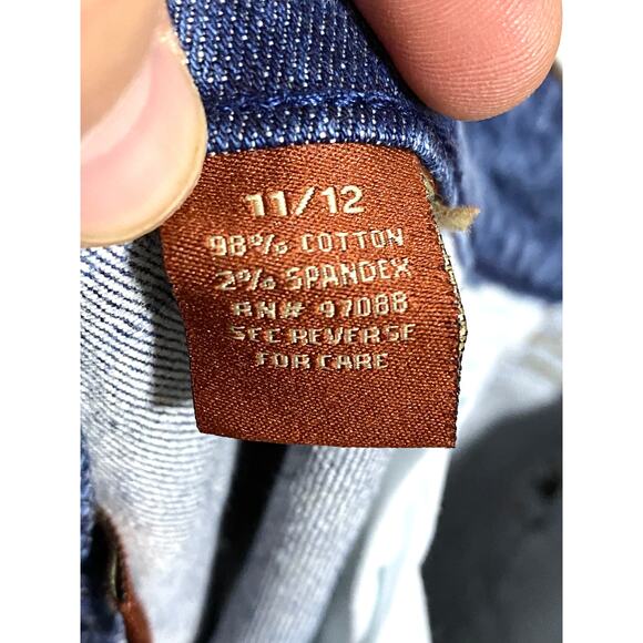 Delias Reese Bermuda Jean Shorts Juniors 11/12 Vintage Y2K Casual Preppy Stretch - Picture 9 of 11